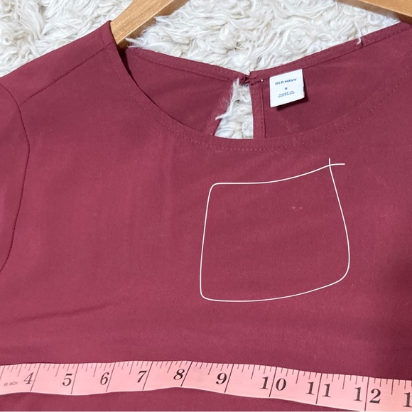 Cranberry Red Jumpsuit Short Sleeve Size Small S - Picture 6 of 12